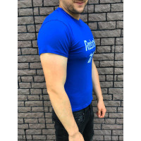 Мужская футболка - в стиле Reebok (Голубой)