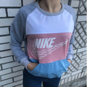 Свитшот - Женский в стиле Nike (Серый)