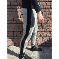 Мужские спортивные штаны - В стиле Off-White (Серые)