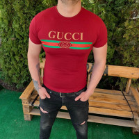 Мужская футболка - В стиле Gucci (Красная)